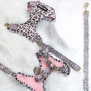 Lux Leopard Adjustable H Harness