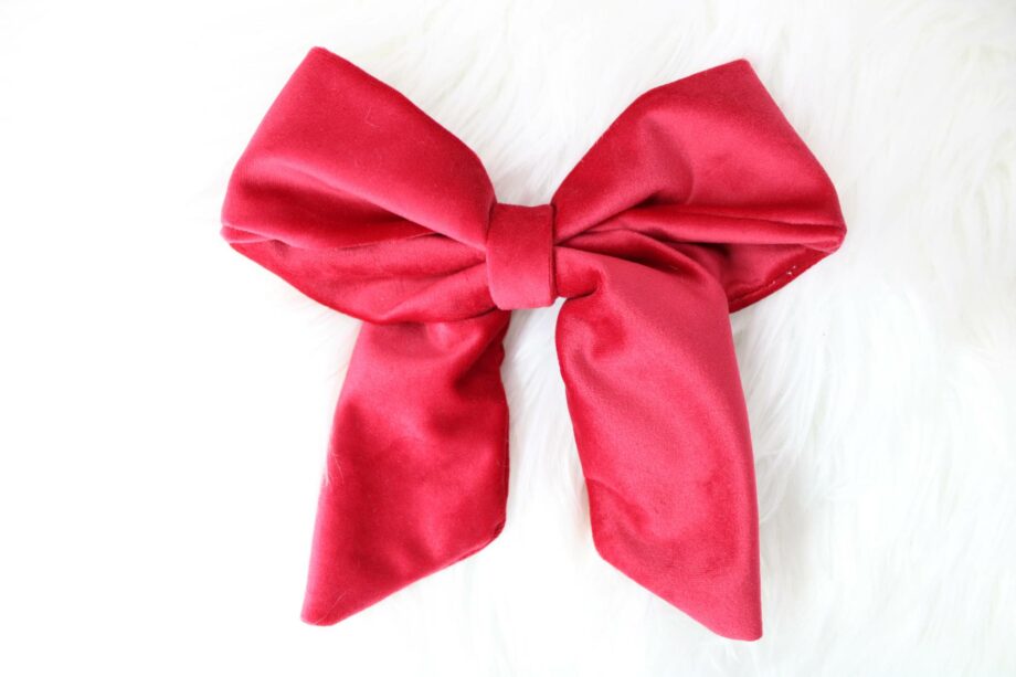 Xmas Sailor Bow per cani da attaccare alla pettorina Piggy Pet