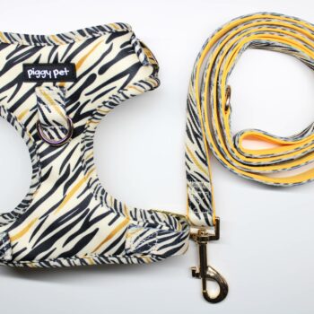 Set Pettorina Regolabile e Guinzaglio Golden Z Set Pettorina Regolabile e Guinzaglio Golden Z