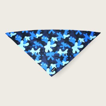 Refreshing Blue Camo Bandana