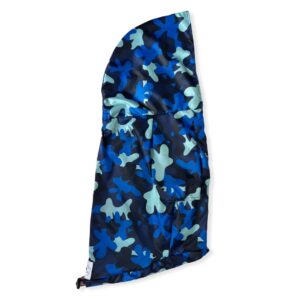 impermeabile per cani blue camo