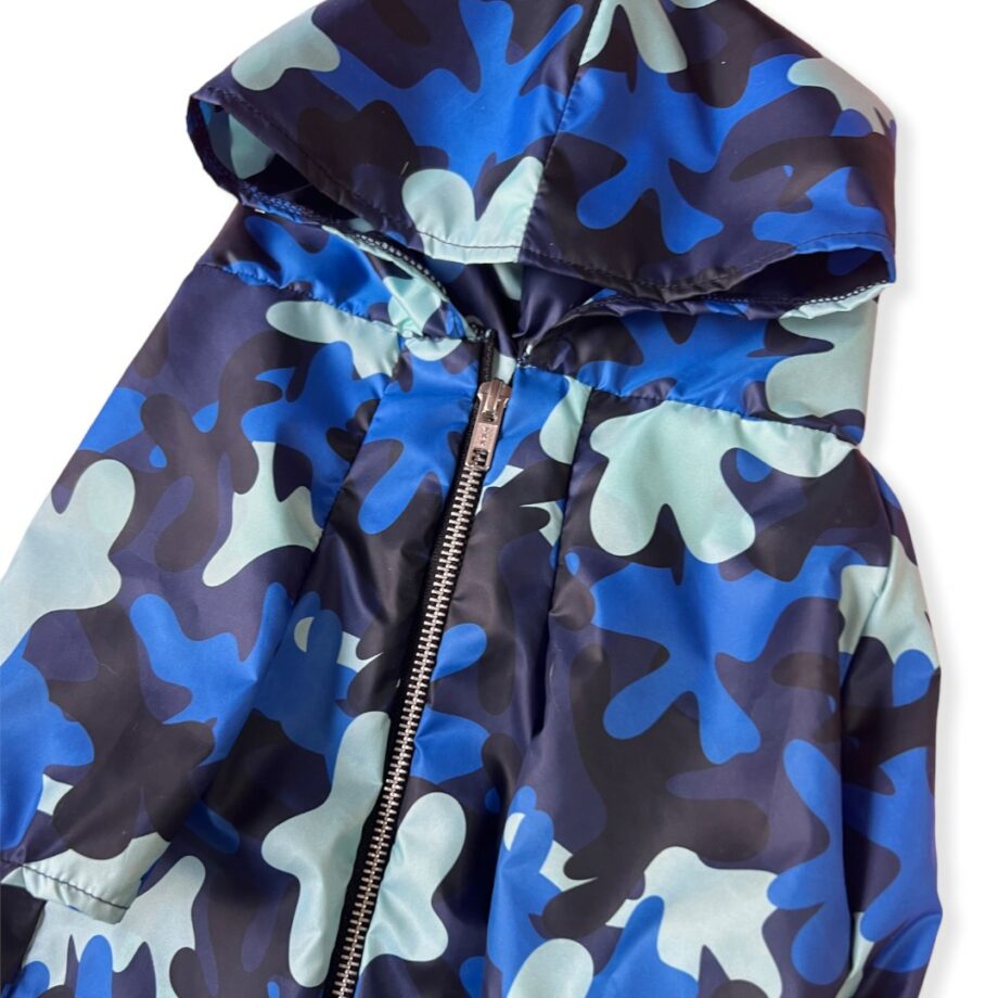 Impermeabile Blue Camo