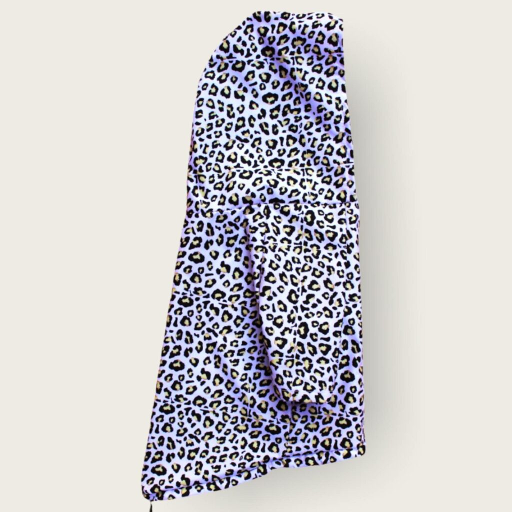Lux Leopard dog raincoat lightweight fabric Piggy Pet