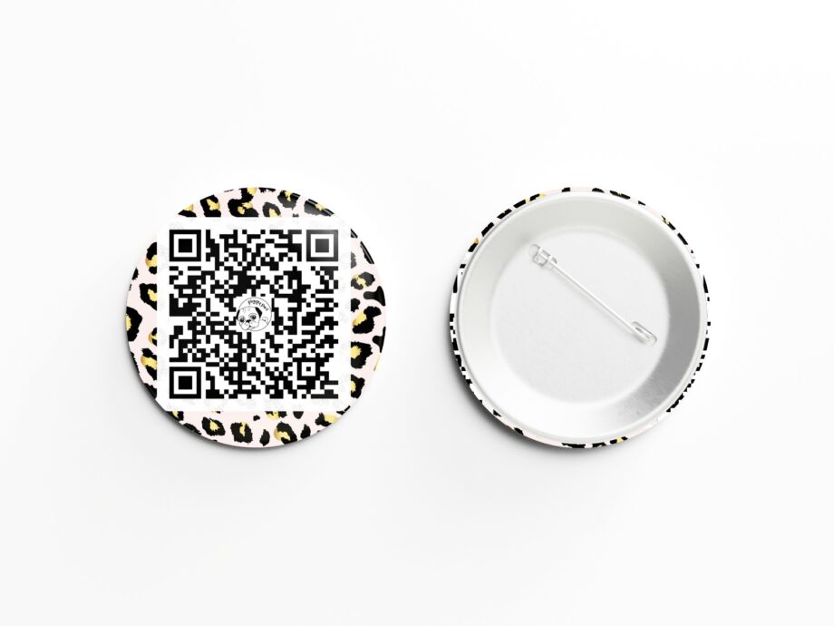 brooch for dogs qr code