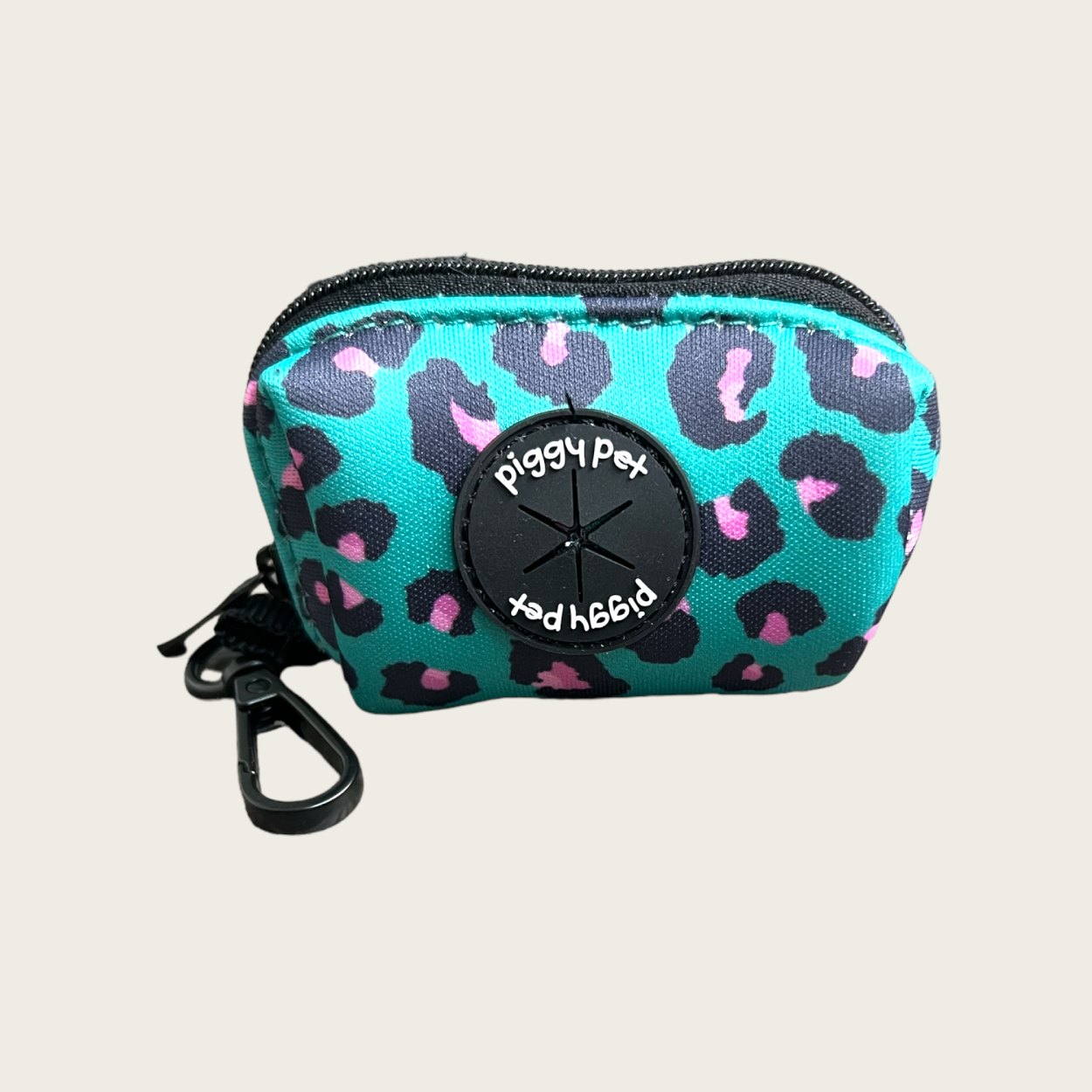 Porta sacchetti Aqua Leopard