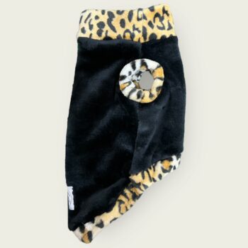 Black Leopard fleece