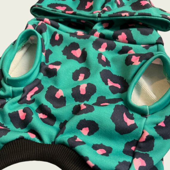 Felpa Aqua Leopard