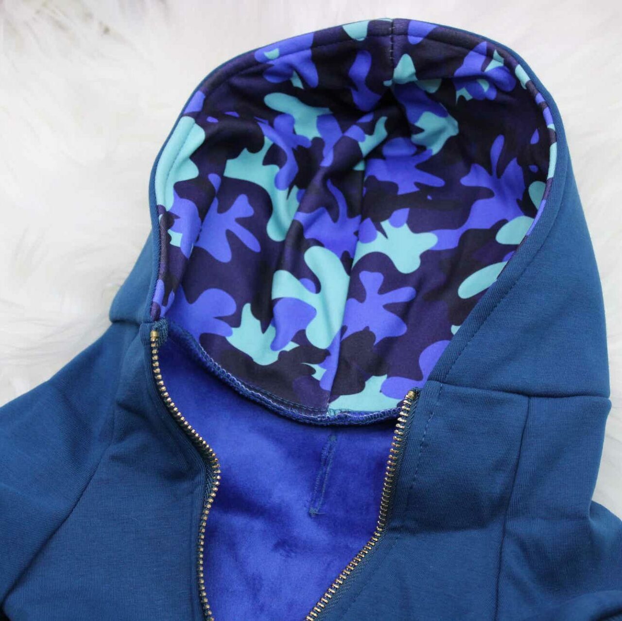 Blue Camo Sweatshirt