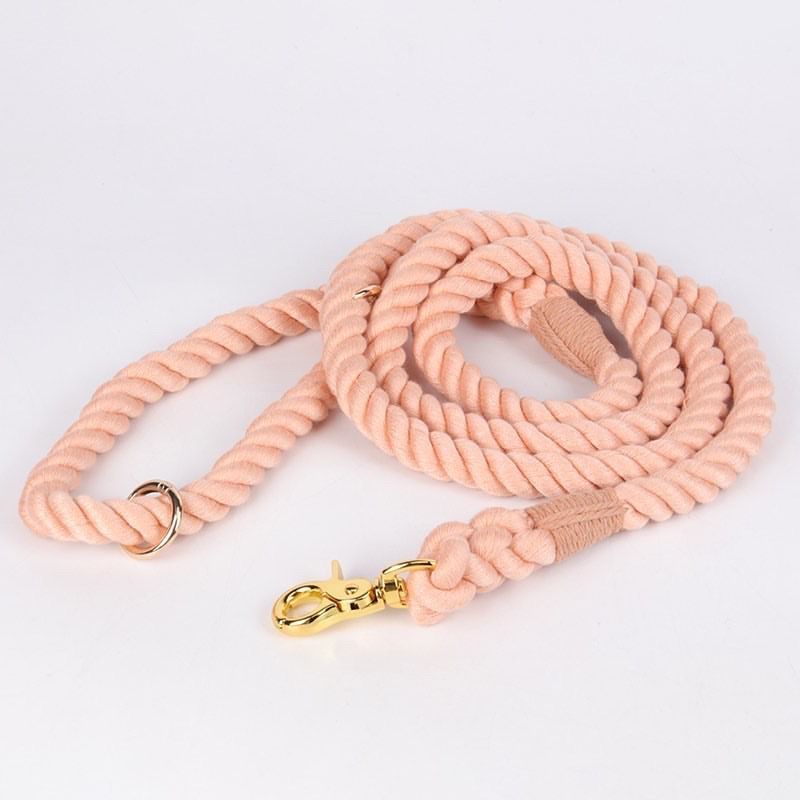 Guinzaglio in corda Antique Pink