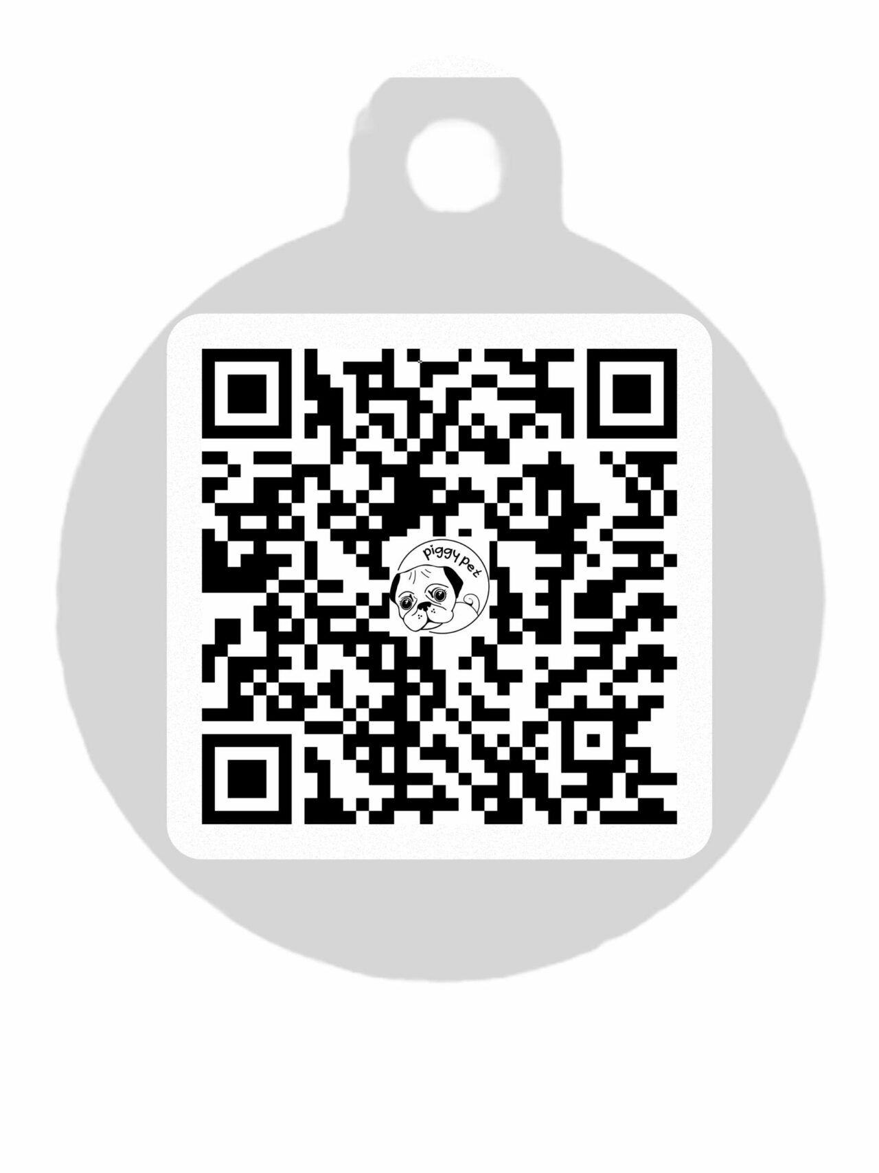 Medaglietta in alluminio QR CODE