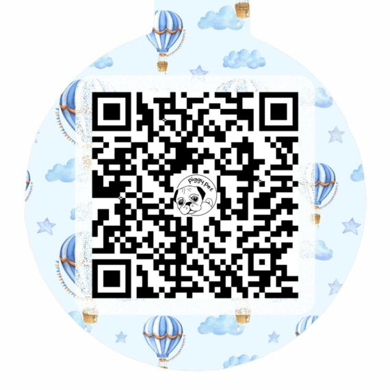 Medaglietta in alluminio Blue Dream QR CODE