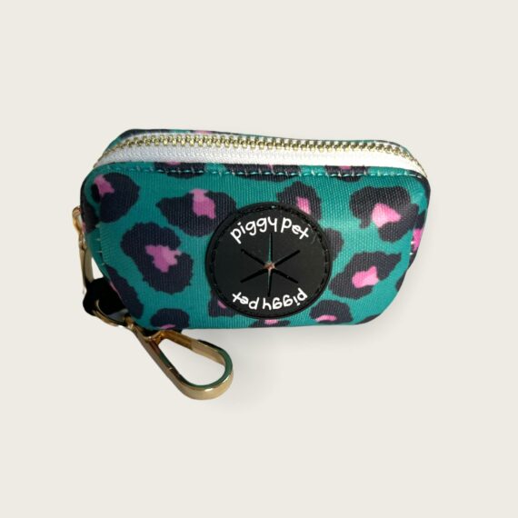 Porta sacchetti Aqua Leopard