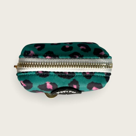 Porta sacchetti Aqua Leopard