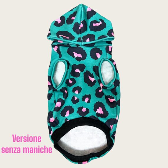 Felpa Aqua Leopard