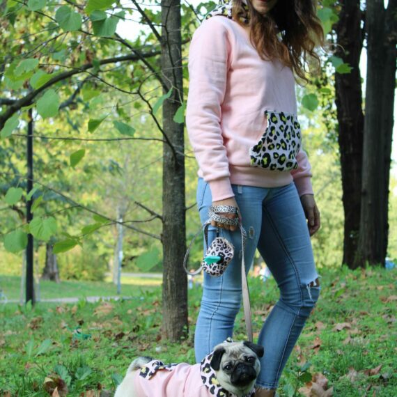 Felpa Lux Leopard da donna
