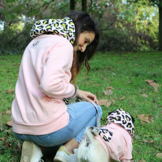 Felpa Lux Leopard da donna