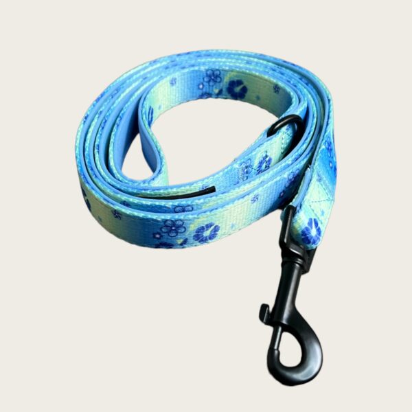 Flower Power Blue Leash