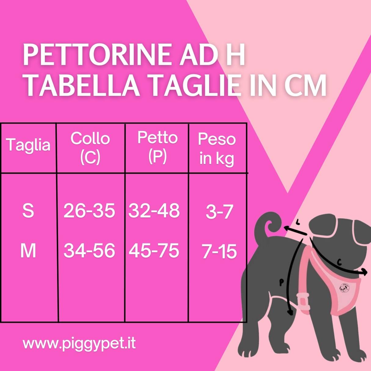 Pettorina ad H Violet Cheetah