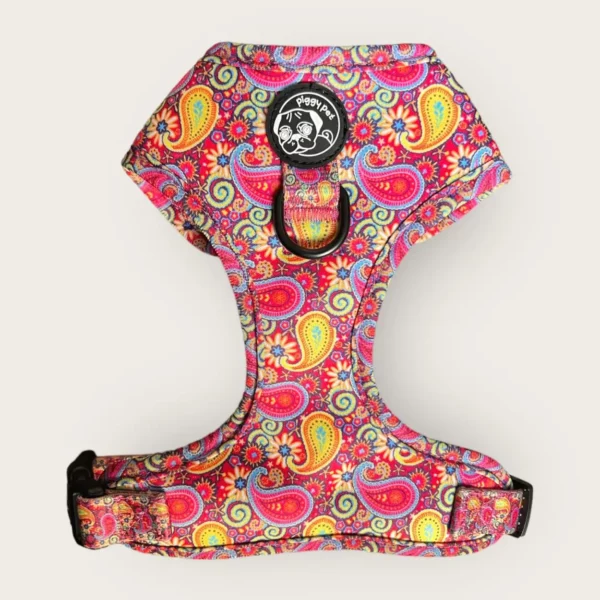 Colorful Paisley Adjustable H-Harness