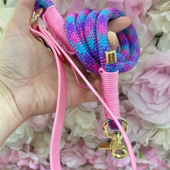 Guinzaglio in corda Fluo - Pink
