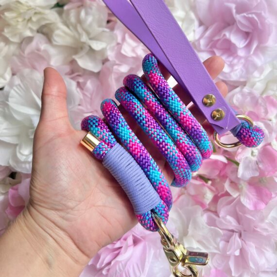 Guinzaglio in corda Fluo - Violet