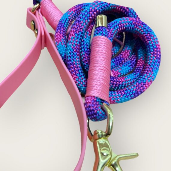 Guinzaglio in corda Fluo - Pink