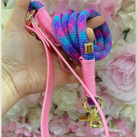 Guinzaglio in corda Fluo - Pink