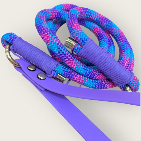 Guinzaglio in corda Fluo - Violet