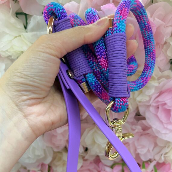 Guinzaglio in corda Fluo - Violet