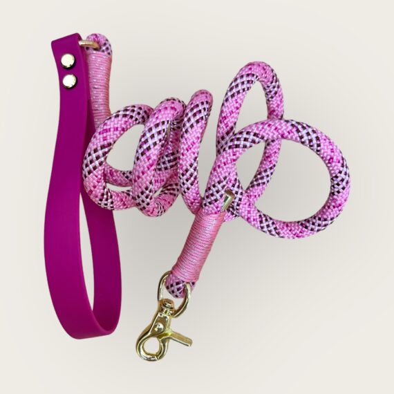 Guinzaglio in corda Diamond Magenta