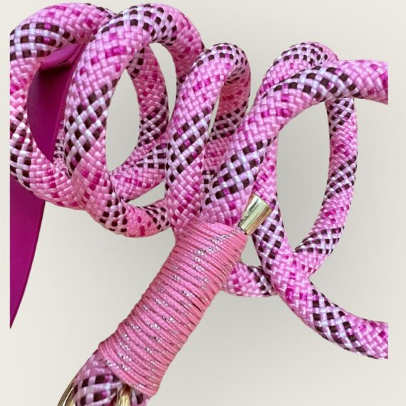 Guinzaglio in corda Diamond Magenta