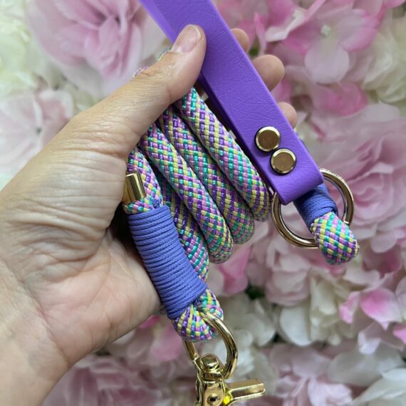 Guinzaglio in corda Pastel Violet