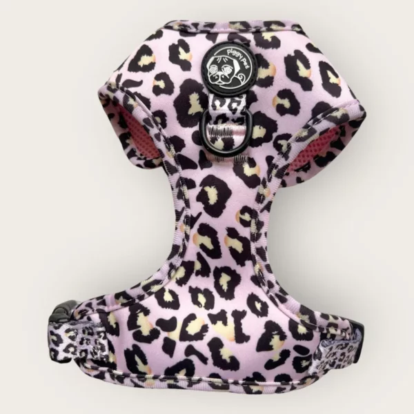 Lux Leopard Adjustable H-shaped Harness