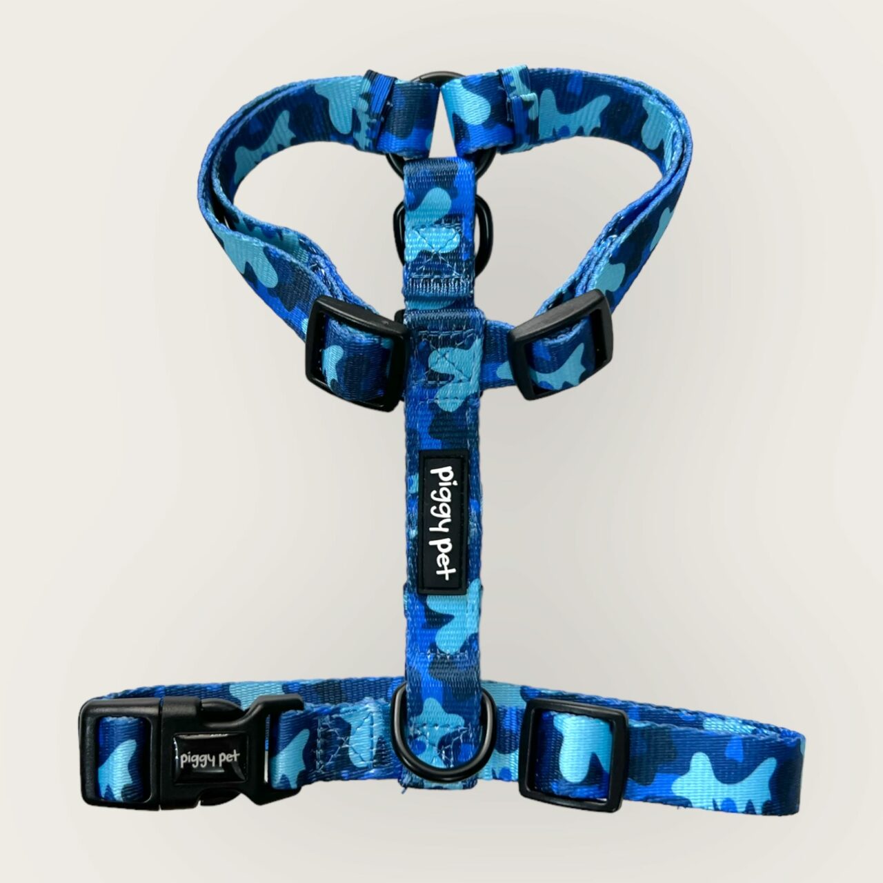 Set Pettorina ad H, Guinzaglio e Porta Sacchetti Blue Camo