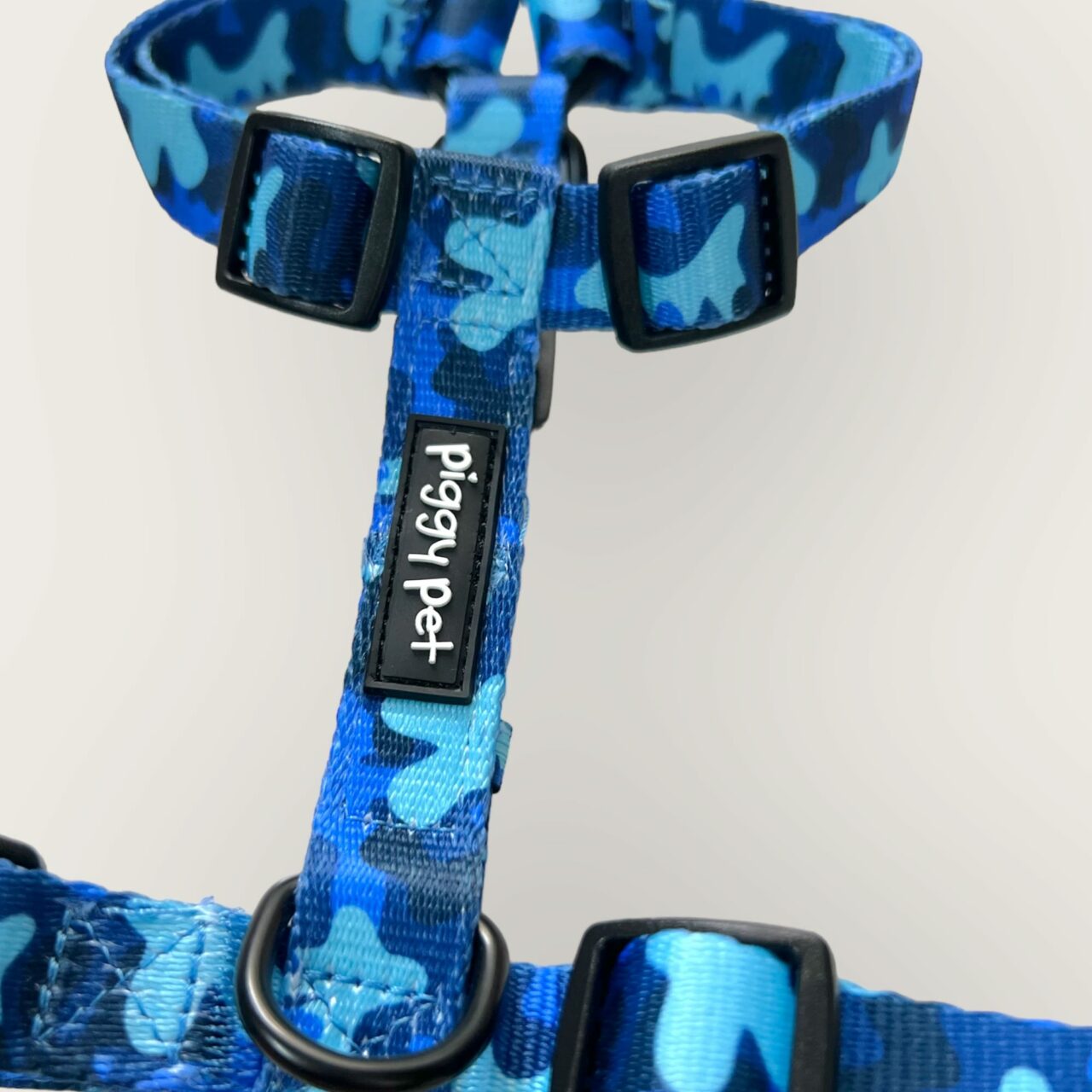 Set Pettorina ad H, Guinzaglio e Porta Sacchetti Blue Camo