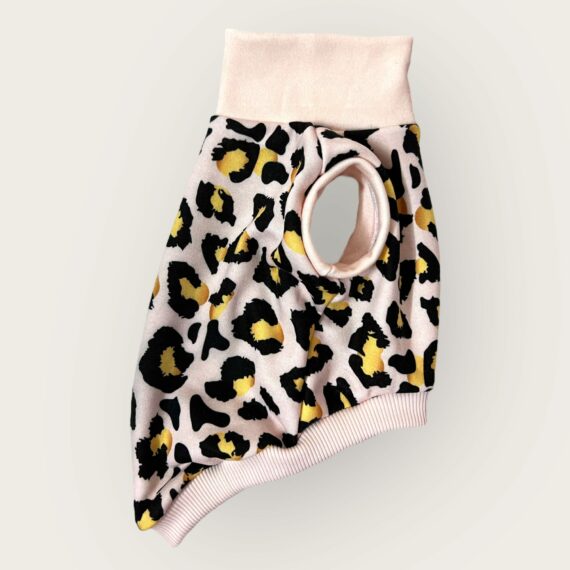 Felpa Dolcevita Lux Leopard