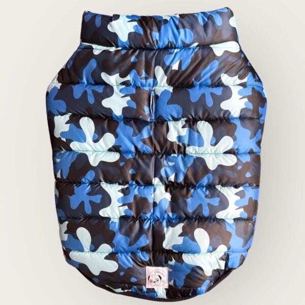 Piumino Blue Camo