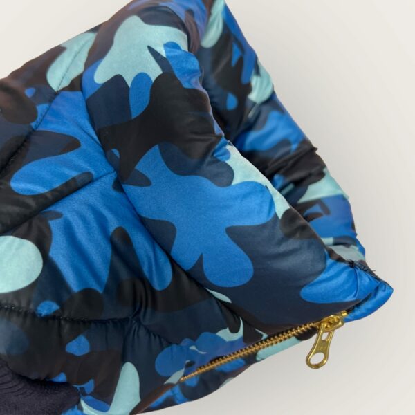 Piumino Blue Camo