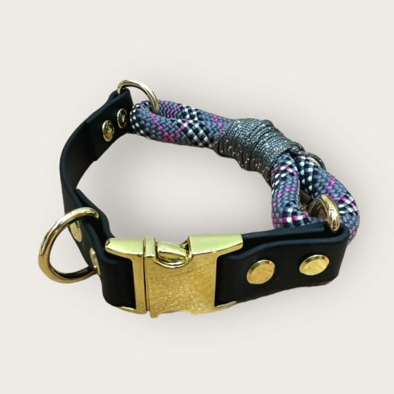 Collare Tartan Shine Black