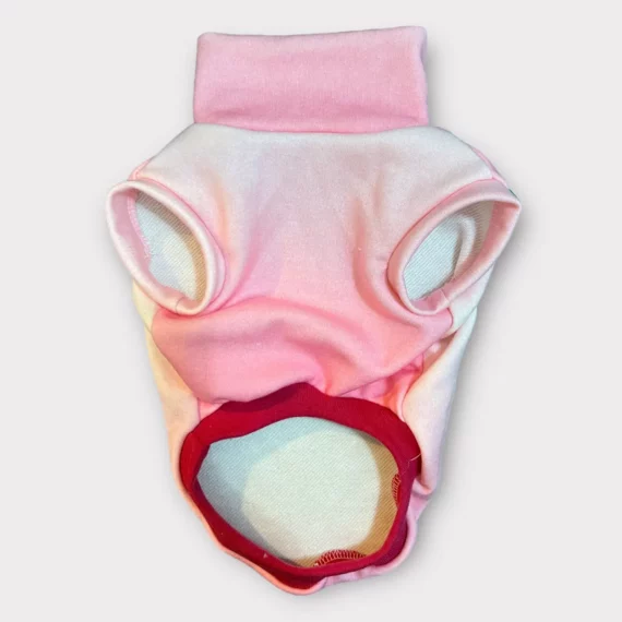 Felpa Dolcevita Pink Ombrè