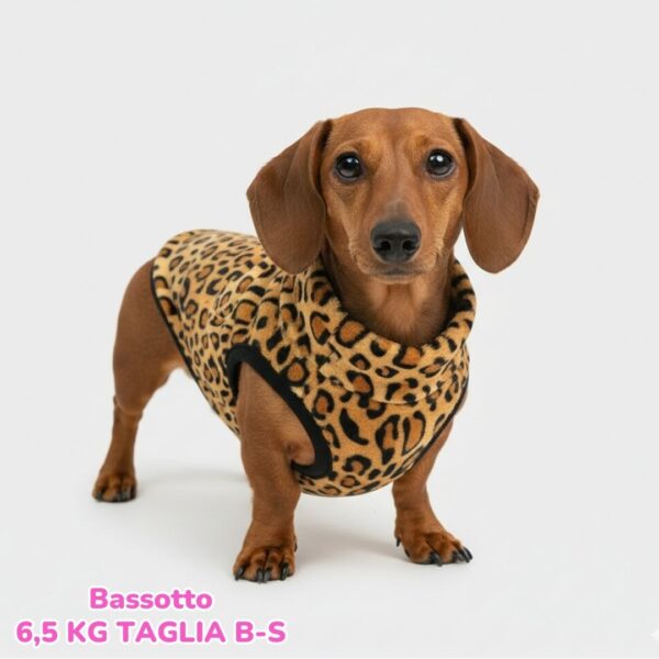 Pile Pelliccia Dolcevita Leopard