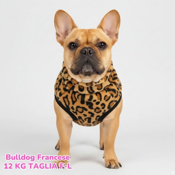 Pile Pelliccia Dolcevita Leopard