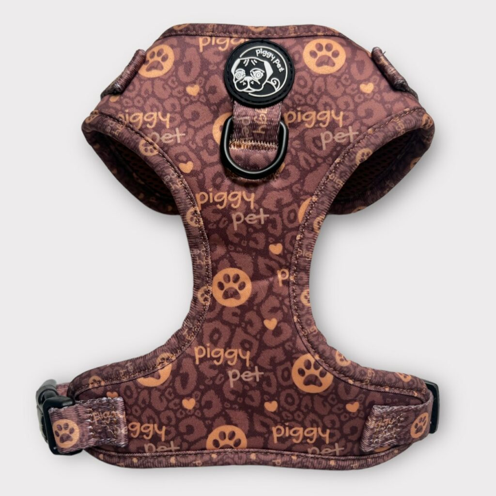 Pettorina ad H Regolabile Piggy Elegance Monogram