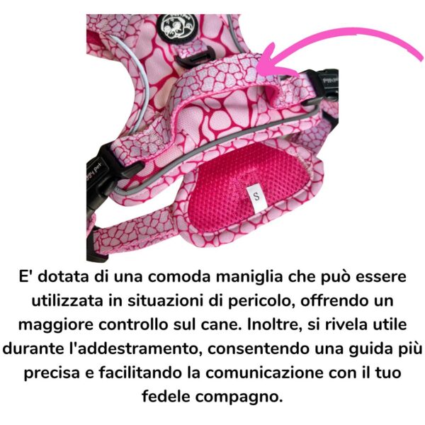 Pettorina 3 clip Rosy Marble Pettorina 3 clip Rosy Marble