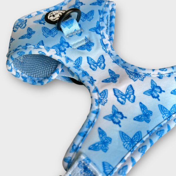 Pettorina ad H Morbida Blue Butterfly L