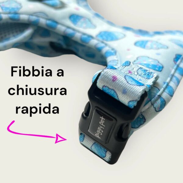 Pettorina ad H Morbida Cupcake Romance L