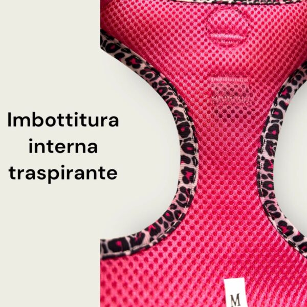 Pettorina ad H Morbida Pink Leopard Pettorina ad H Morbida Pink Leopard