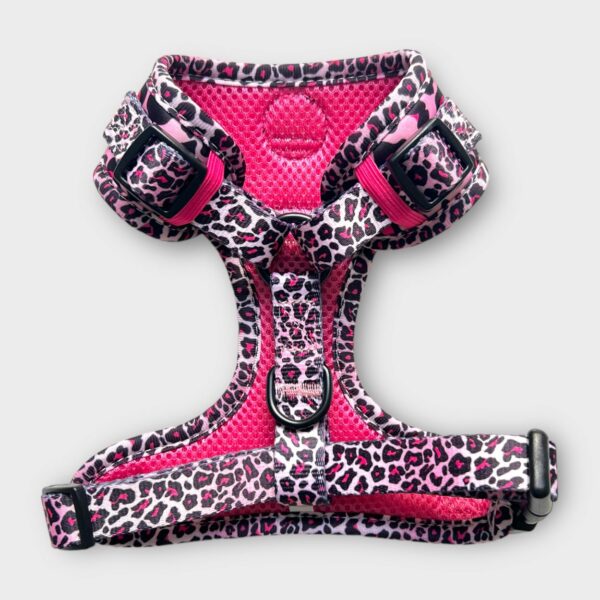 Pettorina ad H Morbida Pink Leopard