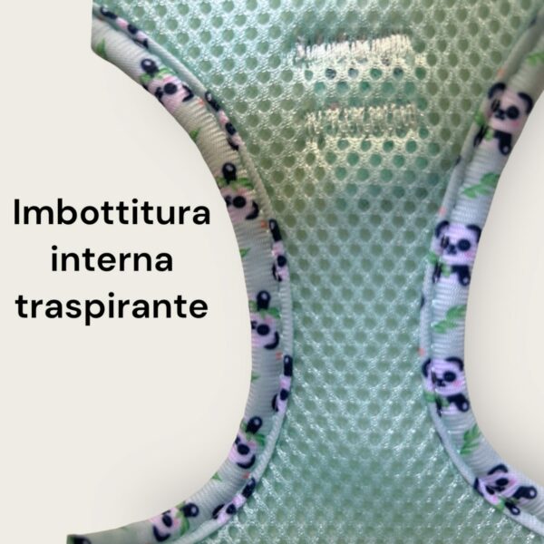 Pettorina ad H Regolabile Panda Zen