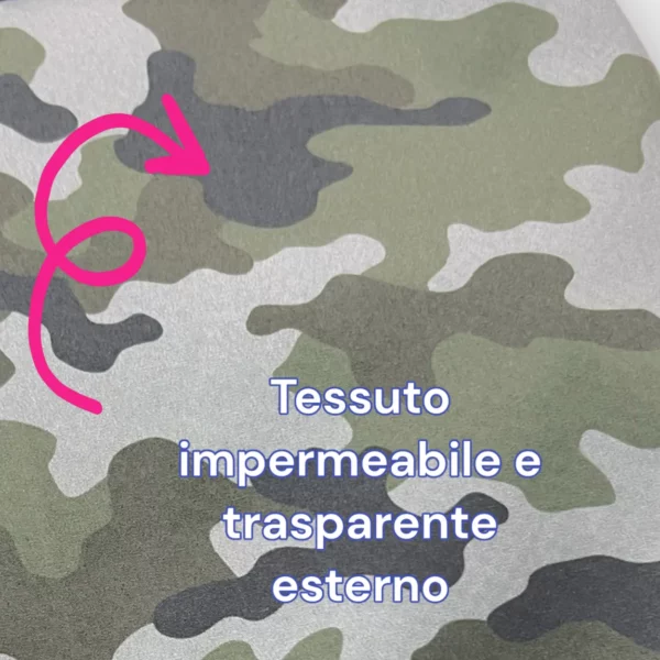 Cappottino Invernale Impermeabile Bordeaux